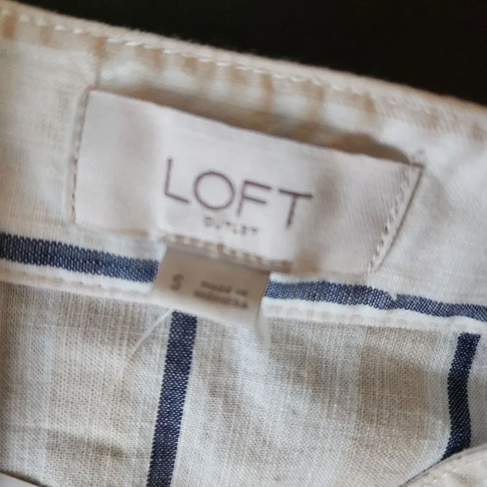 NWT Loft Striped Lightweight Jacket - Picture 3 of 10